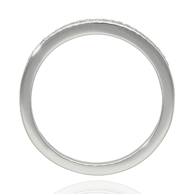 Fehér arany gyűrű 54-es méret (B49043)